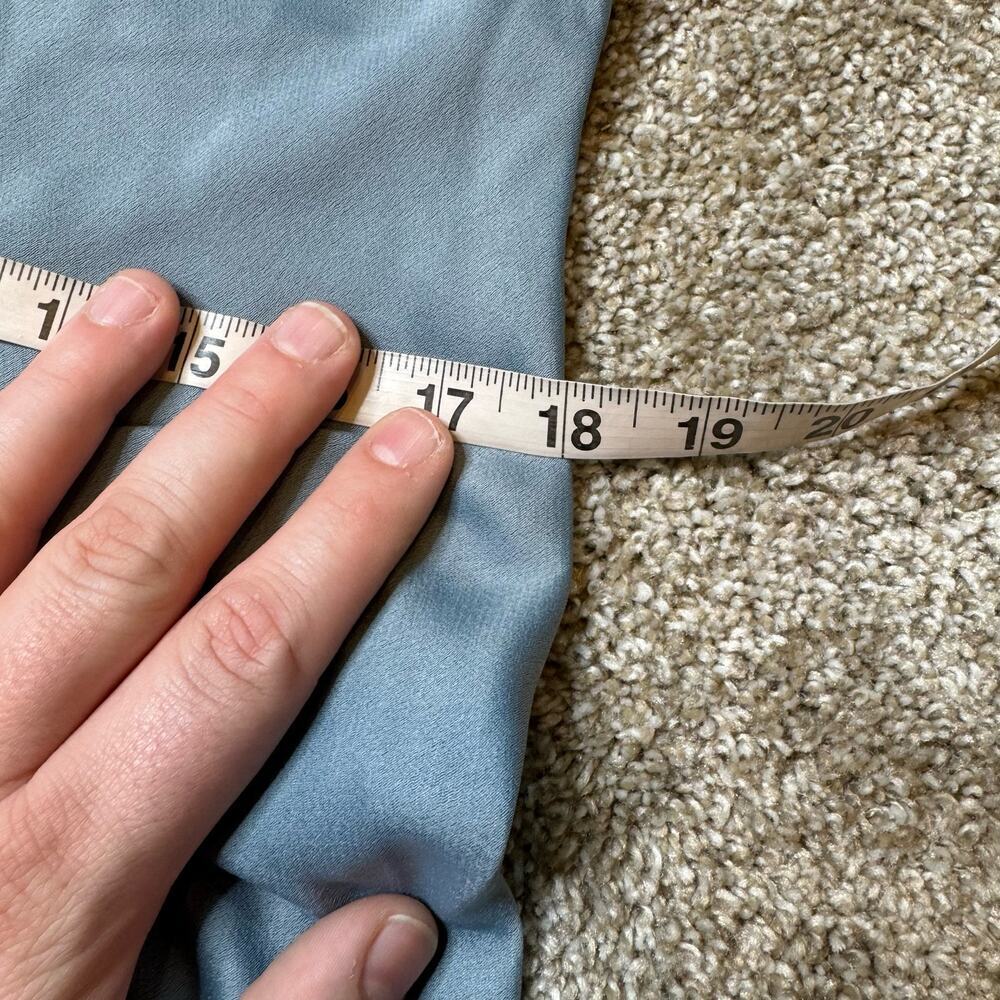 NEW BHLDN Audrie Dusty Blue Satin Midi Dress Sized
10 MSRP $188 - Picture 7 of 8